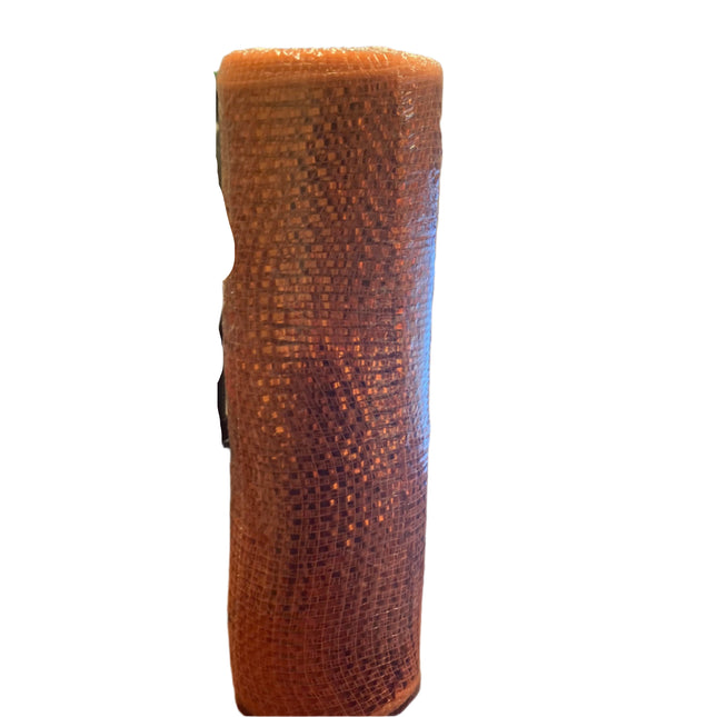 Celebrate it Halloween Shiny Orange Mesh 9.5inx19ft