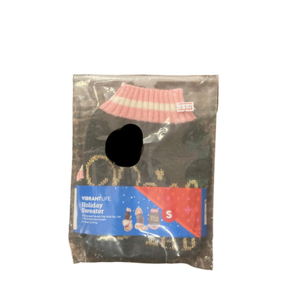 Vibrant Life Boss Lady Black Pet Sweater 13in 10-30LB S