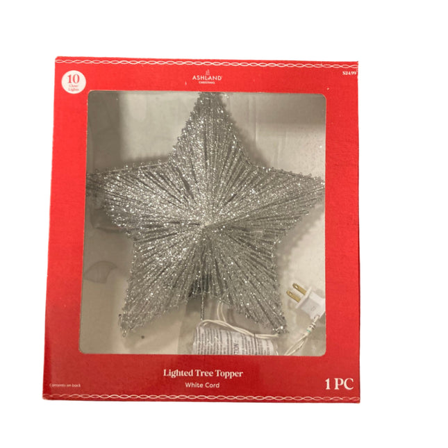 Ashland Christmas Lighted Star Tree Topper 12 in