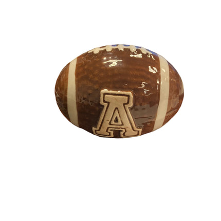 Celebrate it Ceramic Football Letter A 4x3in