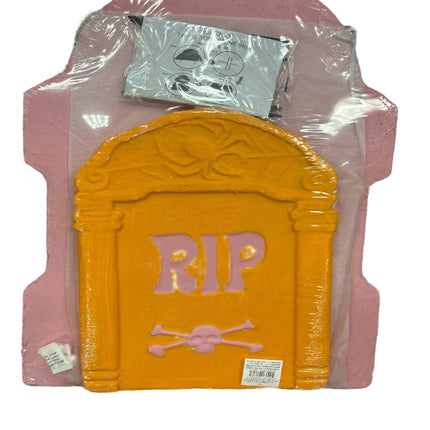 Ashland Pink Hippie Halloween Decoration 22” x 15” x 1”