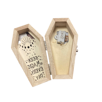 Make Market Seek Magic Light up Small Coffin 4.5x3.5in