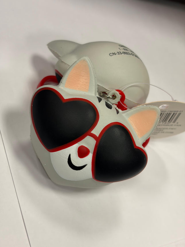 Heart Sunglasses Cat Squishy Clip