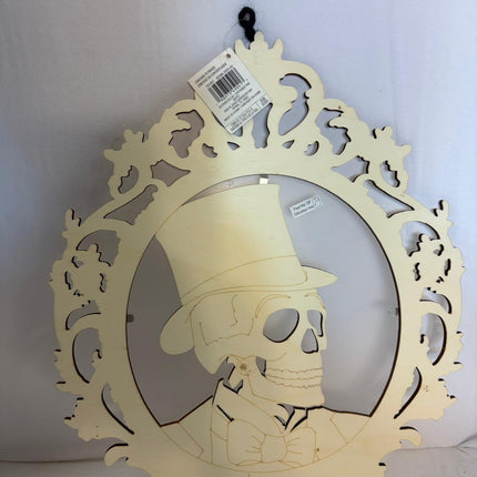 Halloween Skeleton Portrait Wall Frame 16 x 13 in