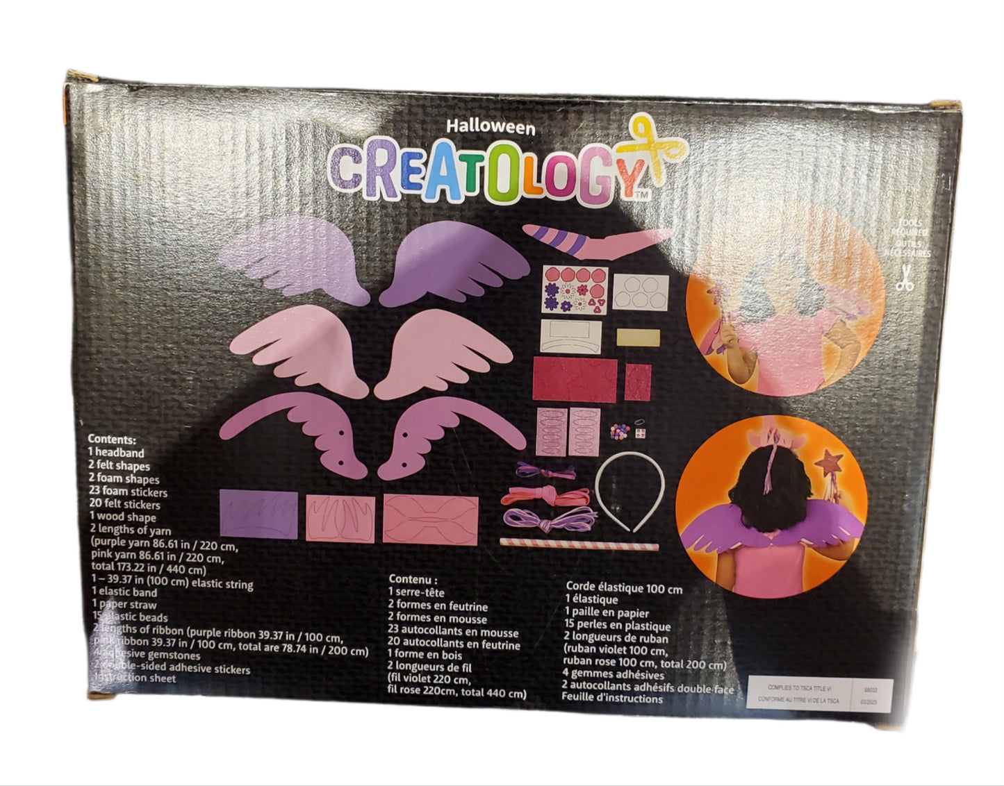 CREATOLOGY HALLOWEEN COSTUME CRAFT KIT, MAGICAL FAIRY, 6+