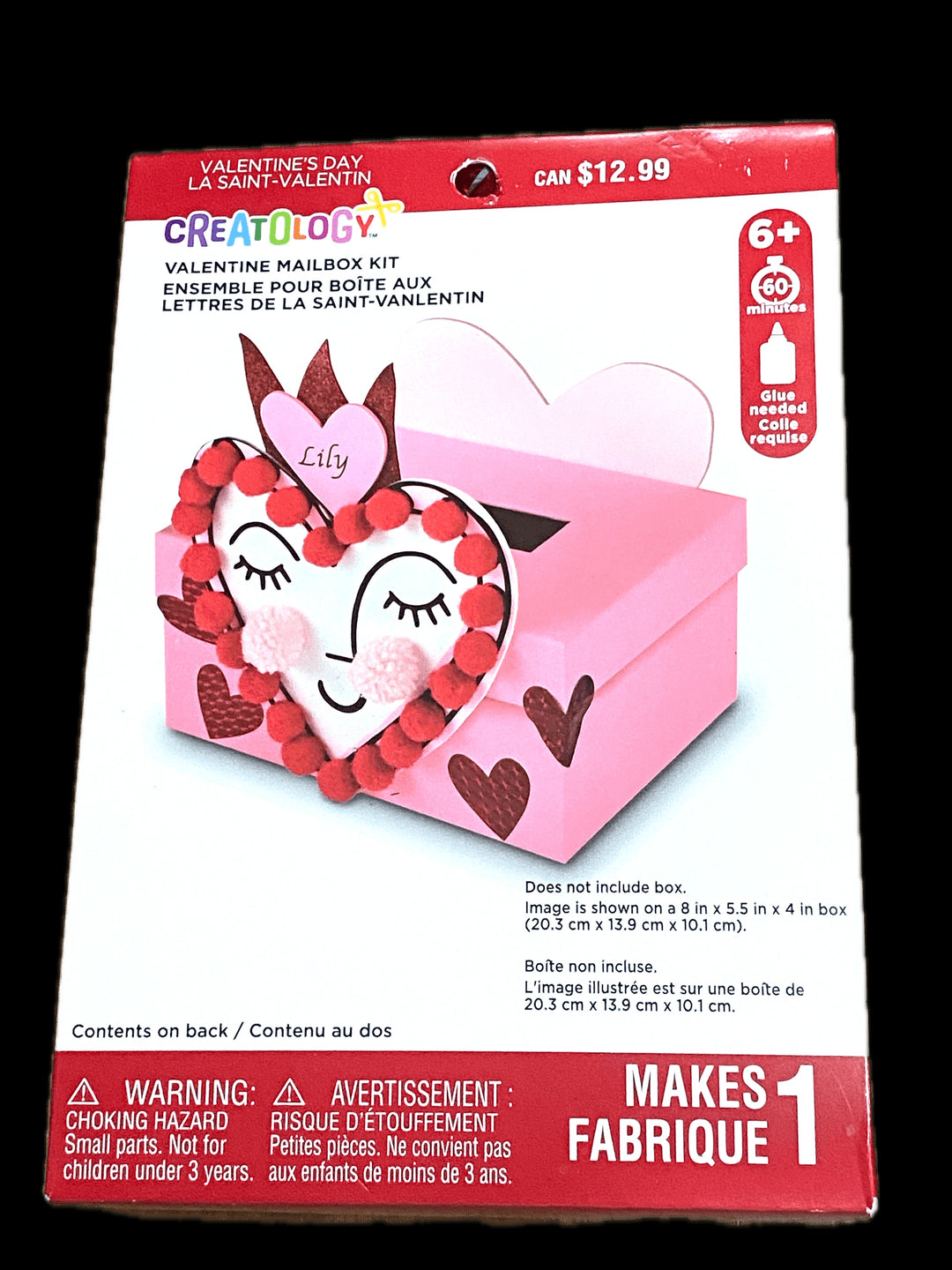 Creatology Valentine Mailbox Kit Heart