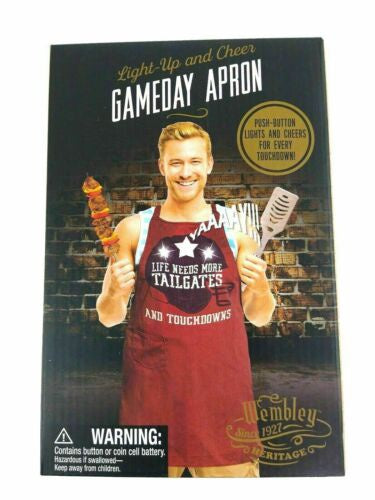 Wembley Game Day Apron – Lights and Cheers Design