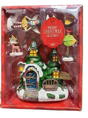 Miniature Christmas collectibles set for a fairy garden