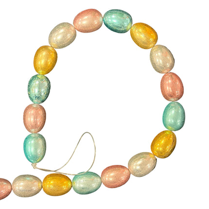 Ashland Small Pearl Egg Garland – Easter (6 ft)