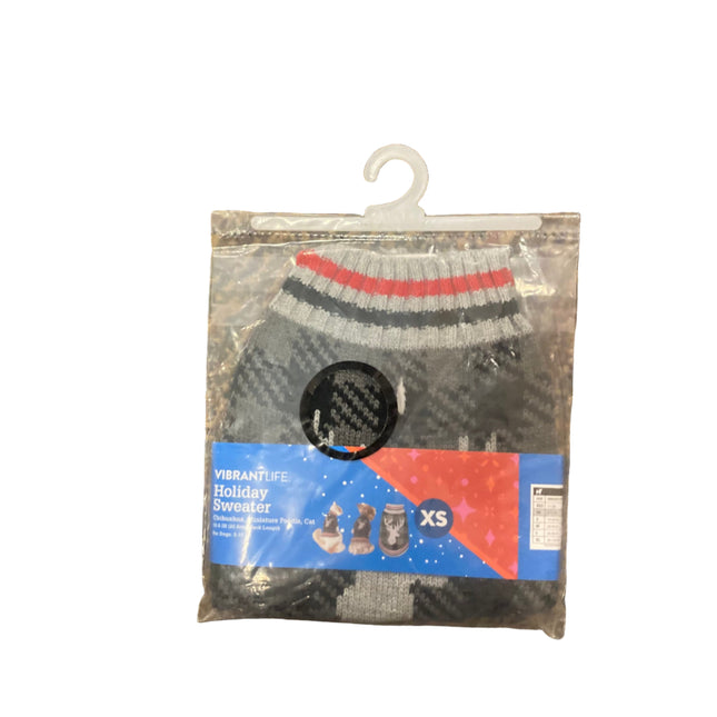 Vibrant Life Deer Pet Sweater 10.5in 5-10LB XS
