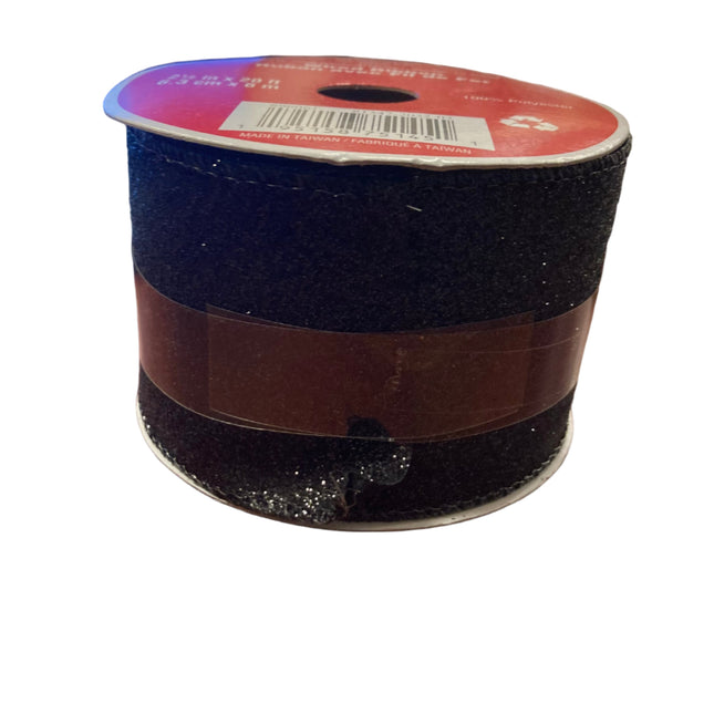 Celebrate it Christmas Glitter Wired Ribbon 2.5inx20ft