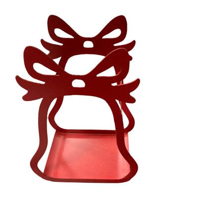 Ashland Christmas Red Bell Tray 9in