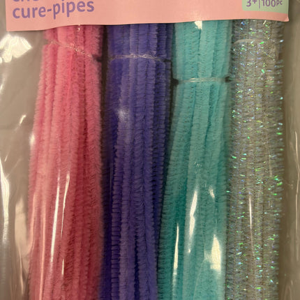 Creatology Easter Chenille Stems – 100‑Piece Pastel & Iridescent Set