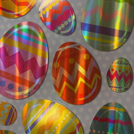 Easter Egg Window Clings – Holographic Designs