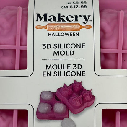 3D Brain Silicone Halloween Mold – 2 Piece