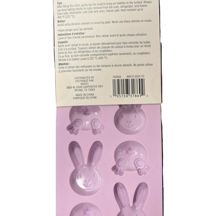 Celebrate It Easter Silicone Candy Mold – Bunny Faces & Bunny Bottoms