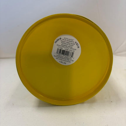 Yellow Sugar Skull Tealight Candle Holder 8 x 5.5 in