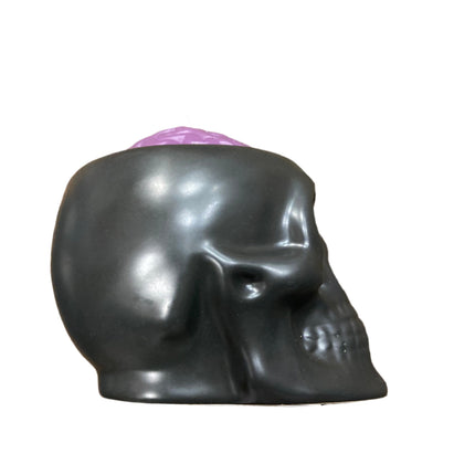 Ashland Halloween Scented Skull Candle 6x5in
