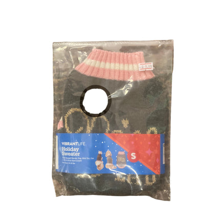 Vibrant Life Boss Lady Black Pet Sweater 13in 10-30LB S