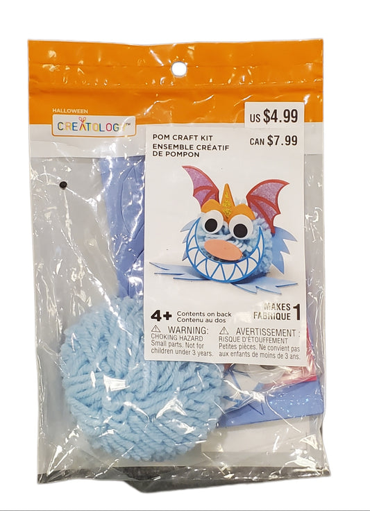 CREATOLOGY, POM CRAFT KIT, HALLOWEEN, 4+