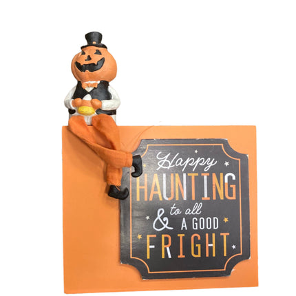 Ashland Halloween Happy Haunting Sign 7x7.5in