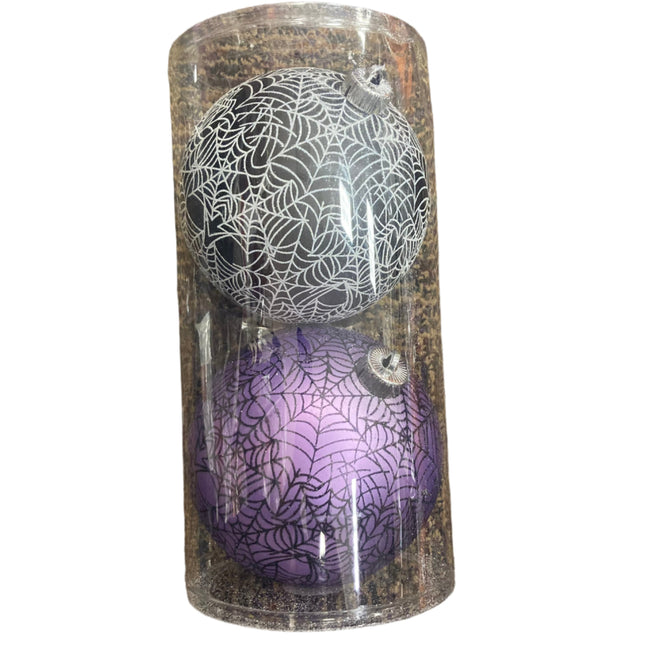 Ashland Halloween Spiderweb Ornaments 6in