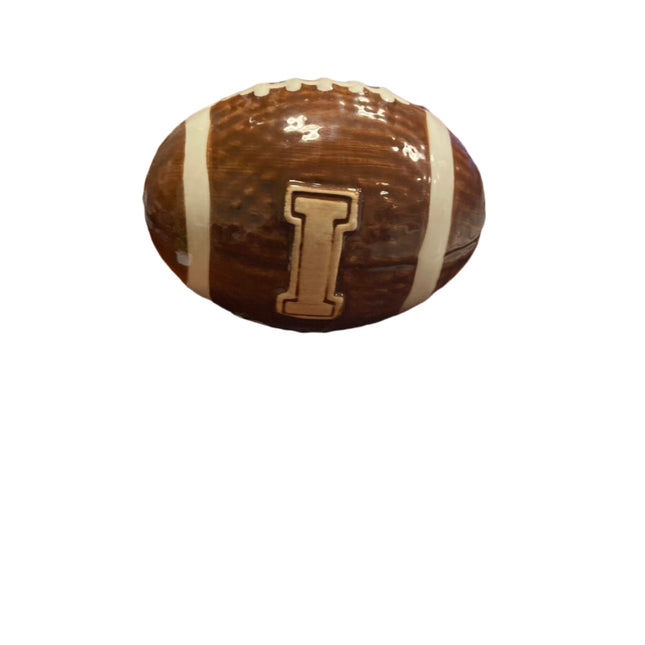 Celebrate it Ceramic Football Letter I 4x3in