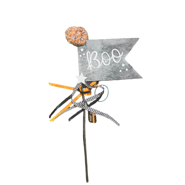 Ashland Halloween Boo Flag Pick 13x6in