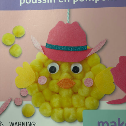 Creatology Pom Plate Chick Craft Kit – Makes 1