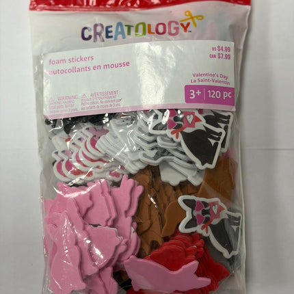 Creatology Valentine's Foam Stickers 120 PC