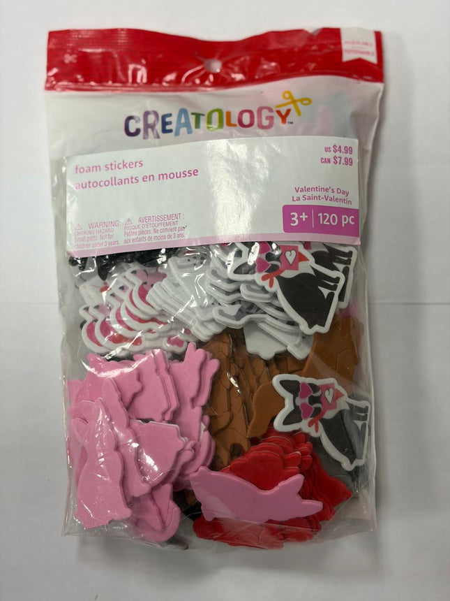 Creatology Valentine's Foam Stickers 120 PC