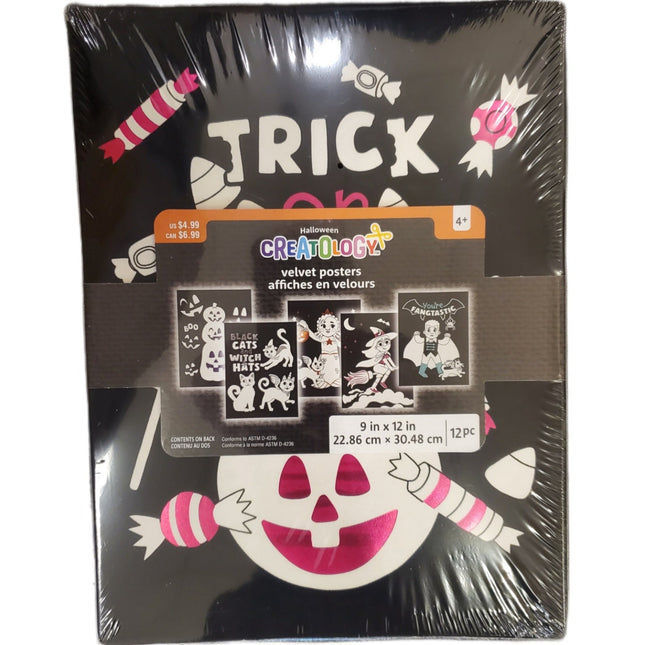 Velvet Halloween Posters 12pk - Creatology
