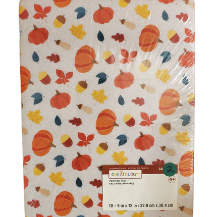 Creatology Felt Sheets 10-Pack Thanksgiving & Fall Design