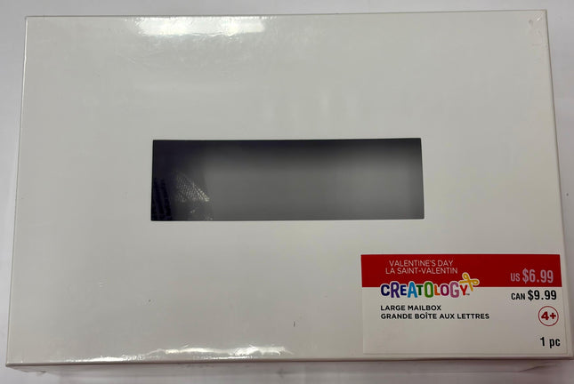 Creatology Valentine's Day Mailbox White 11.25x7.5x4.5