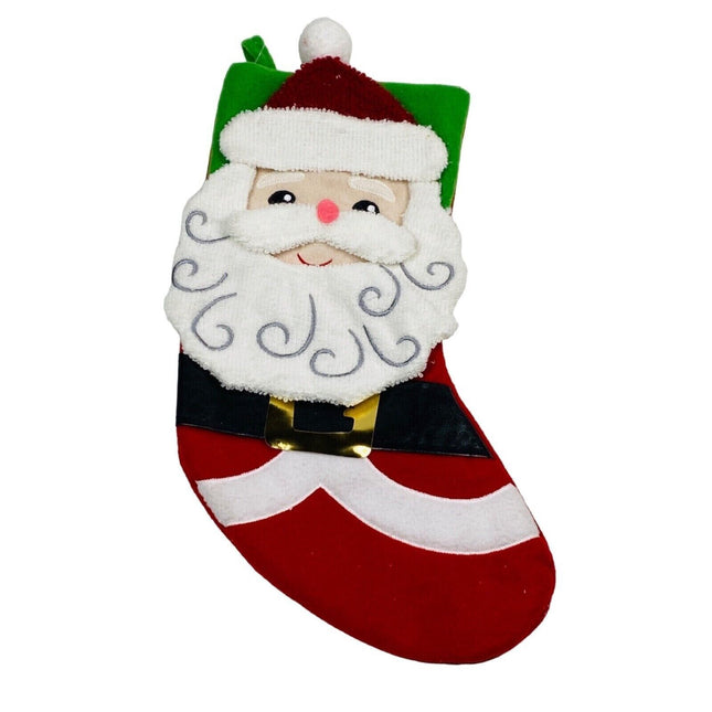 17" Ashland Santa Claus Holiday Stocking - Multicolor