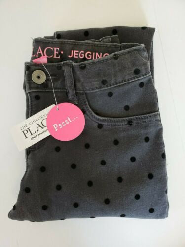 Jeggings, The Children's Place, 6X/7, Dk Grey