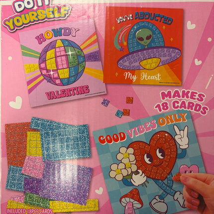 Valentine's Day DIY Foam Stickers Makes 18 Cards by Way to Celebrate
