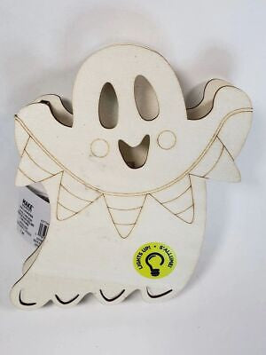 Make Market Halloween DIY Paint yourself Light up Ghost Décor