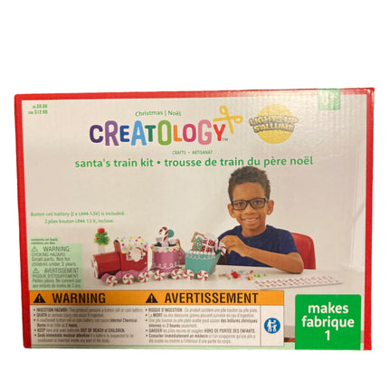 Creatology Christmas Santa’s Train Light Up Build Up Kit 8.5x11.5in