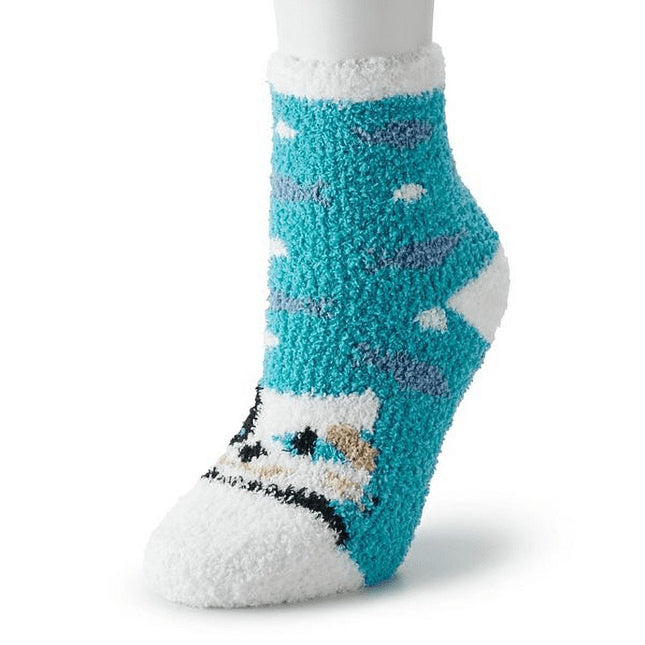 Women's Cozy Cat Socks – Soft and Warm Holiday Style