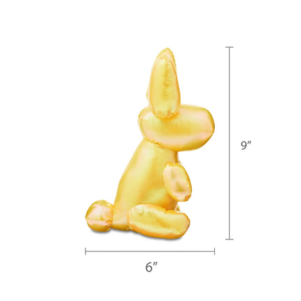 Easter Small Yellow Balloon Animal Bunny Plush, 9 in, by Way To Celebrate