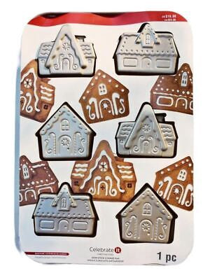 Celebrate It Christmas Gingerbread House Non Stick Baking Pan