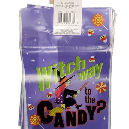 Witch Way to the Candy Halloween Treat Bags 24pc Celebrate It