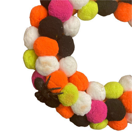 Ashland Halloween Colorful Wreath Decoration 16in