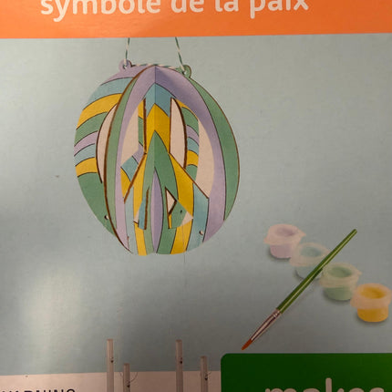 Spring Peace Sign Windchime Craft Kit – Makes 1