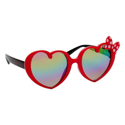 NEW Girls kids Disney Jr Sunglasses Minnie Mouse 100% UVA/UVB Red Heart Shaped