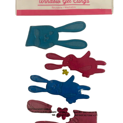Easter Window Gel Clings – Bunny Set (1 Sheet)