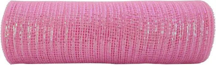 Pink Sparkle Easter Mesh 9.5in x 18ft - Home Decor
