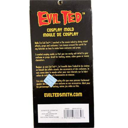 Evil Ted Halloween Cyber Tech Cosplay Mold 8x5in