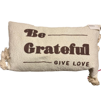 Sonoma Fall Be Grateful Pillow 10x21in